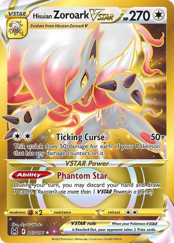 Hisuian Zoroark VSTAR (213) (Secret)