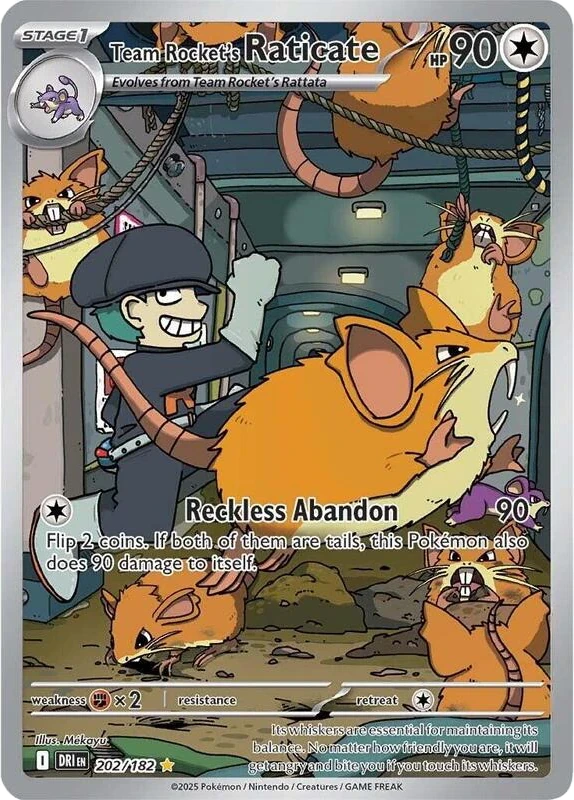 Team Rocket's Raticate - 202/182