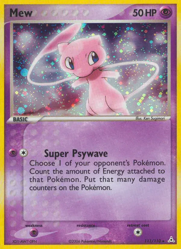 Mew (Non-Holo DVD Promo)