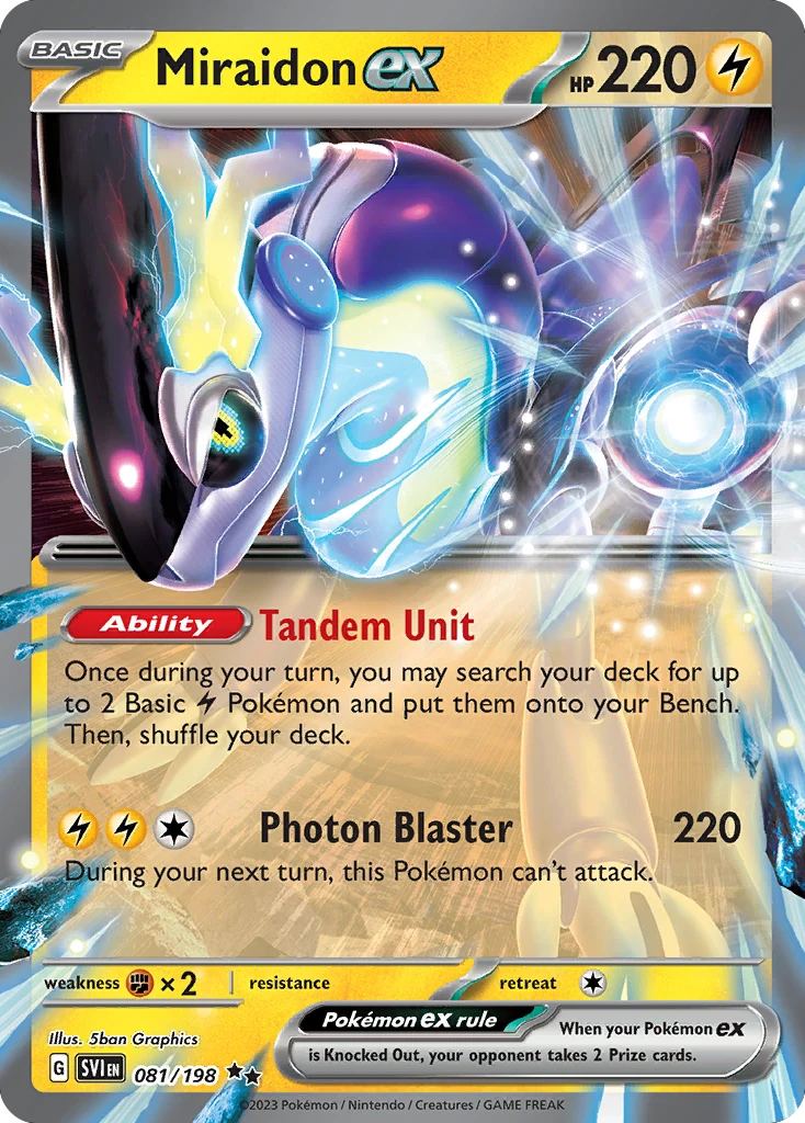 Miraidon ex - 081/198 - 2024 (Jesse Parker)