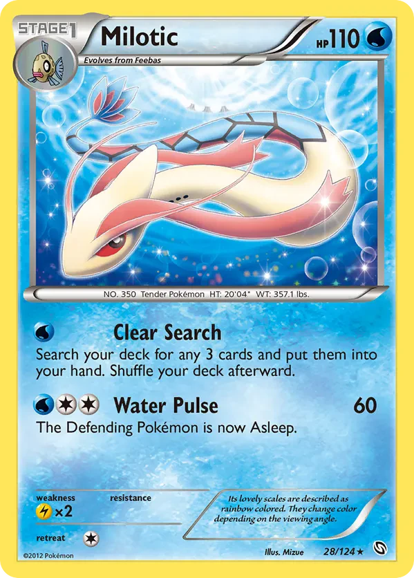 Milotic - 28/124 (Cosmos Holo)