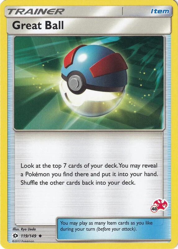 Great Ball - 119/149 (#48 Charizard Stamped)
