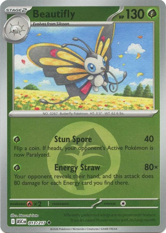 Beautifly - 013/217 (Energy Symbol Pattern)