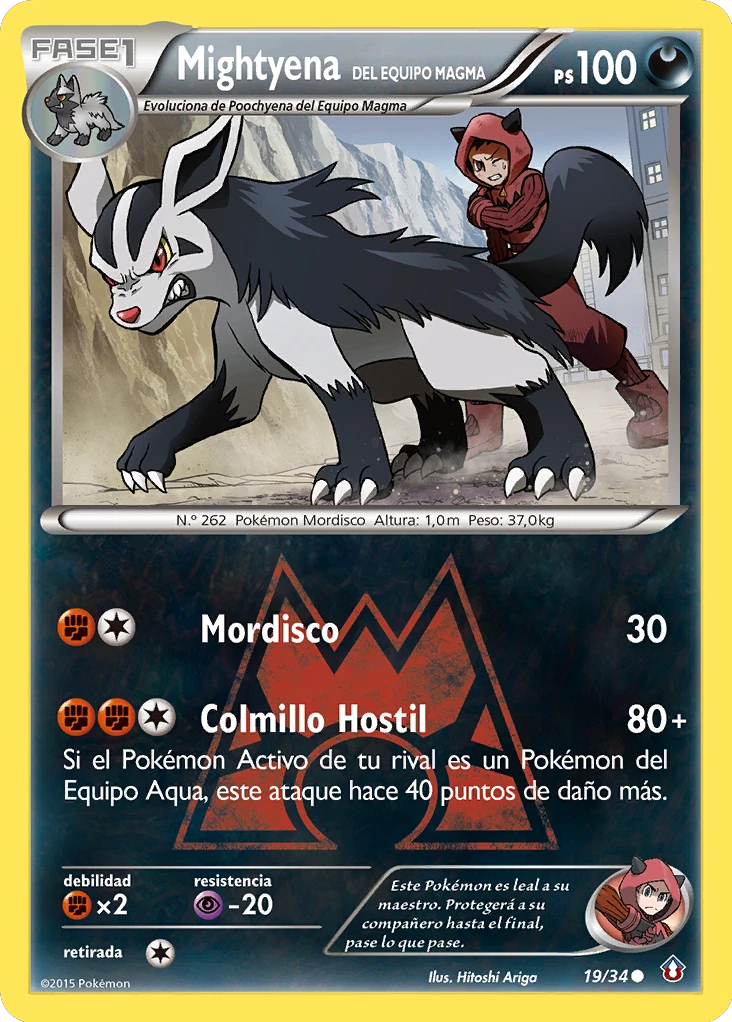 Mightyena del Equipo Magma