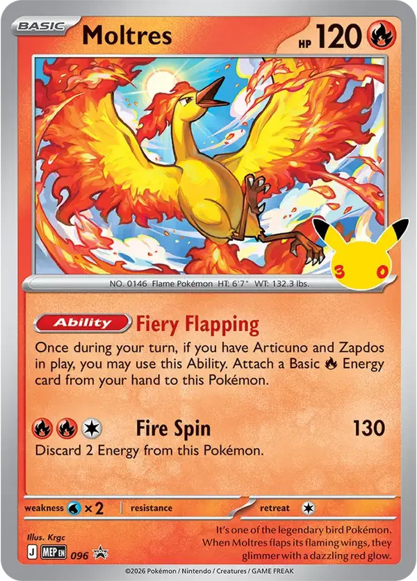 Moltres (30th Celebration)
