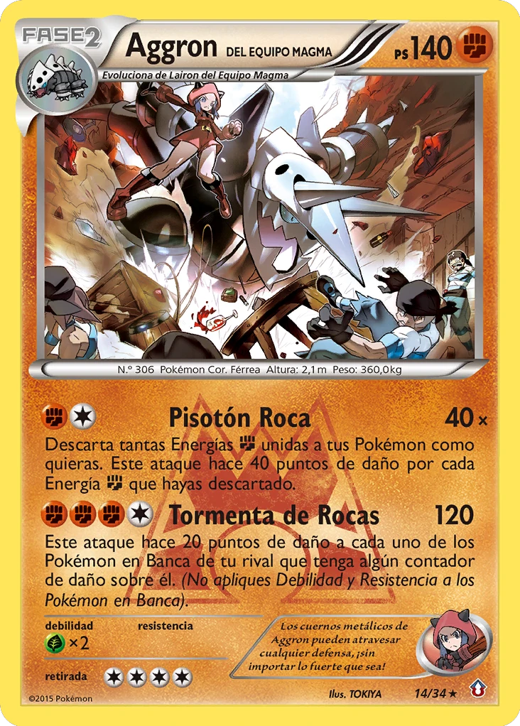 Aggron del Equipo Magma