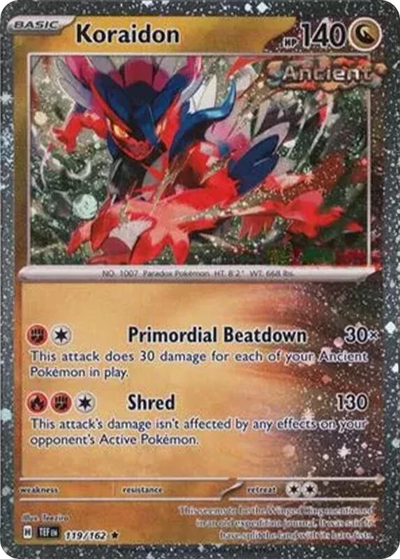 Koraidon - 119/162 (Cosmos Holo)