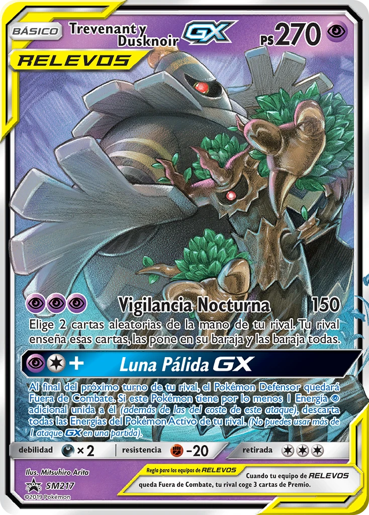 Trevenant y Dusknoir GX