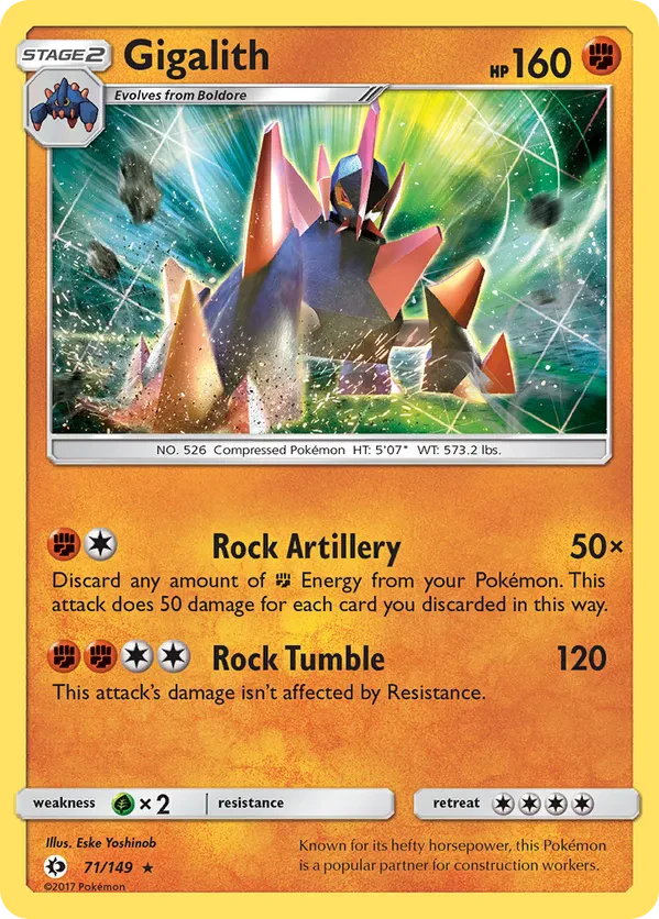 Gigalith - 71/149 (Cosmos Holo)