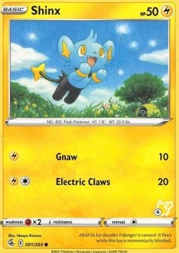 Shinx (#6 Pikachu Stamped)