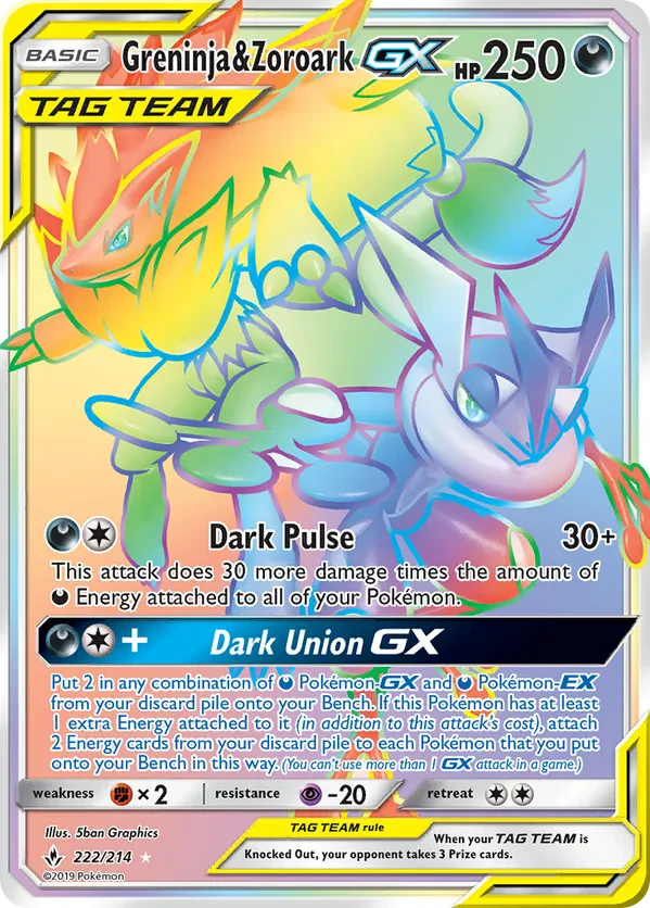 Greninja & Zoroark GX (Secret)