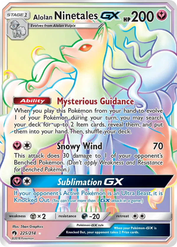 Alolan Ninetales GX (Secret)