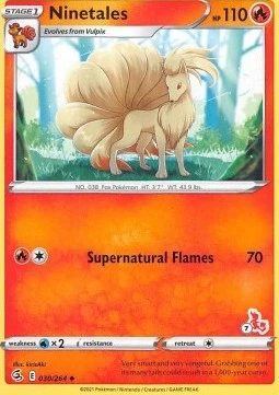 Ninetales (#7 Cinderace Stamped)
