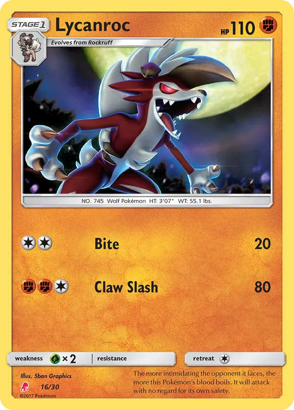 Lycanroc (#16 Non-Holo)