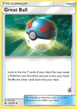 Great Ball (Mewtwo Stamped)