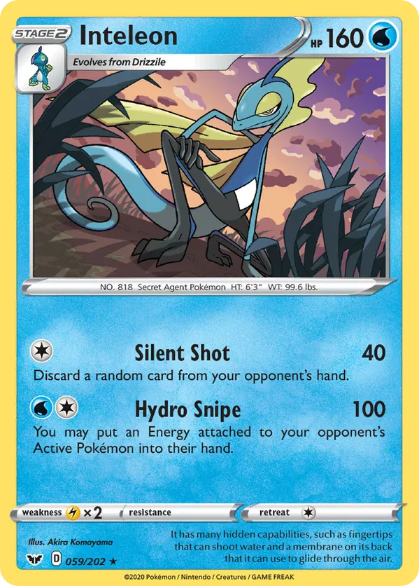 Inteleon - 059/202 (Cracked Ice Holo)