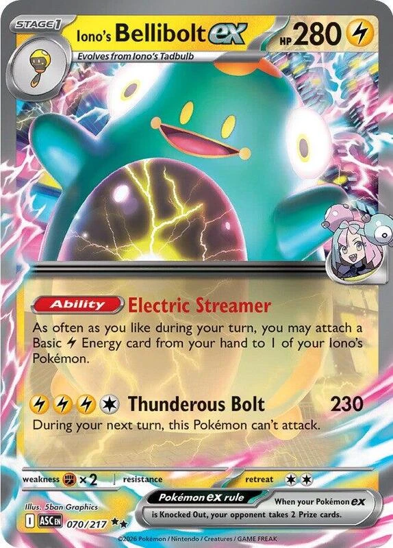Iono's Bellibolt ex - 070/217
