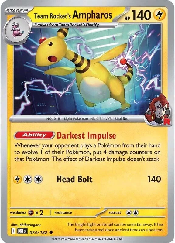Team Rocket's Ampharos