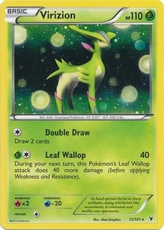Virizion - 13/101 (Cosmos Holo)