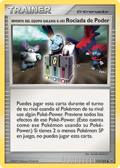 Invento del equipo GalaxiaG-103 Rociada de Poder