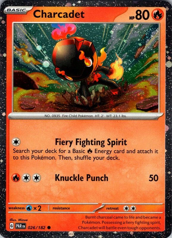 Charcadet - 026/182 (Cosmos Foil)