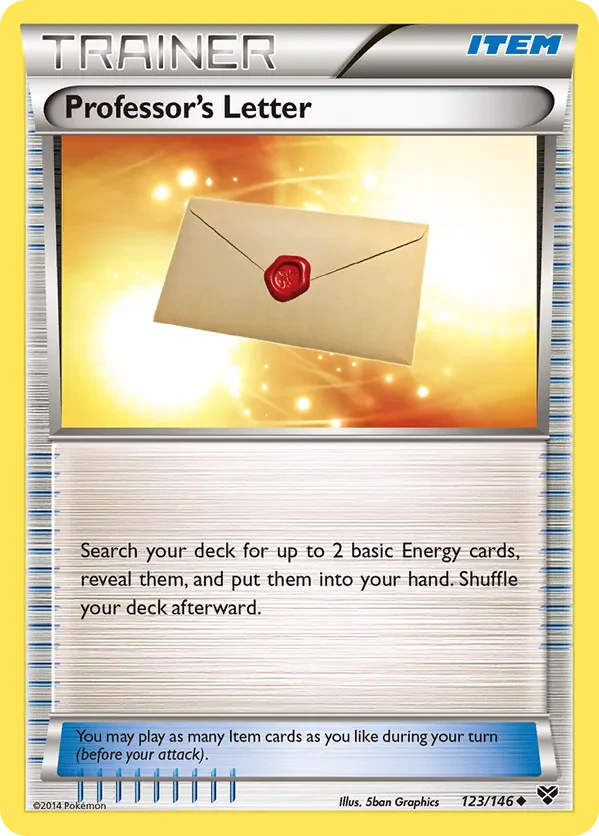Professor's Letter - 123/146 (Pokemon League)