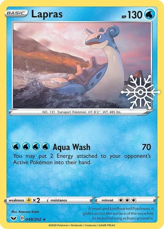 Lapras - 048/202 (Holiday Calendar)