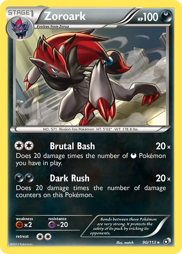 Zoroark - 90/113 (Cosmos Holo)