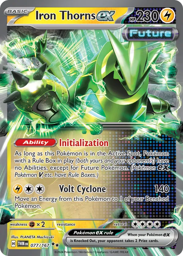Iron Thorns ex - 077/167 - 2024 (Fernando Cifuentes Gold Signature)
