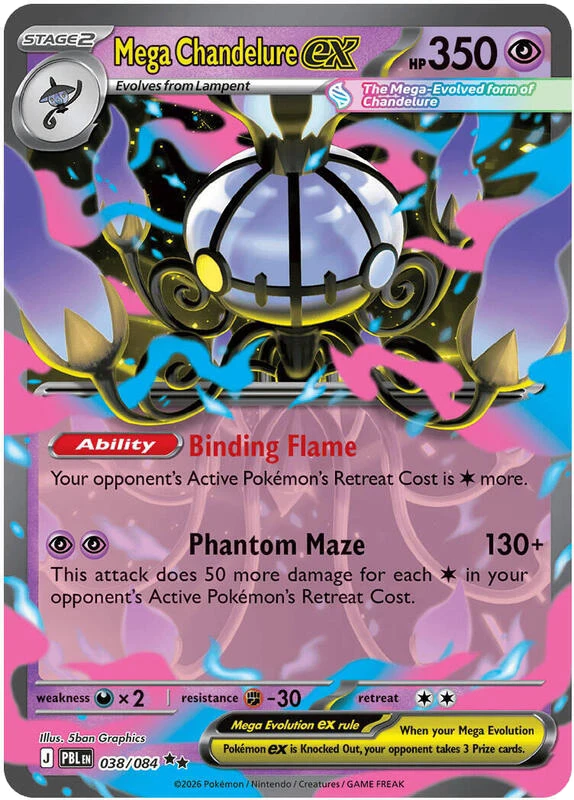 Mega Chandelure ex - 038/084