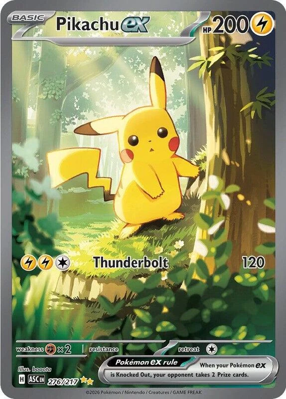 Pikachu ex - 276/217