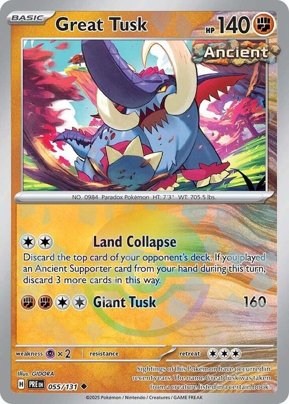 Great Tusk (Poke Ball Pattern)