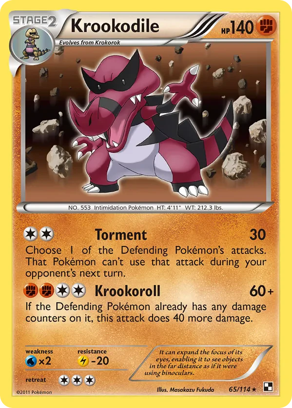 Krookodile (Cracked Ice Holo)