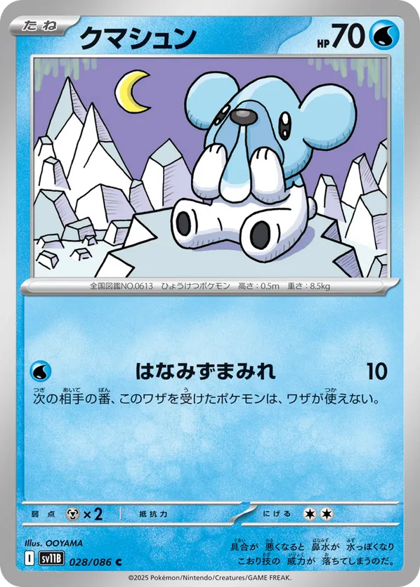 Cubchoo - 028/086 (Master Ball Pattern)
