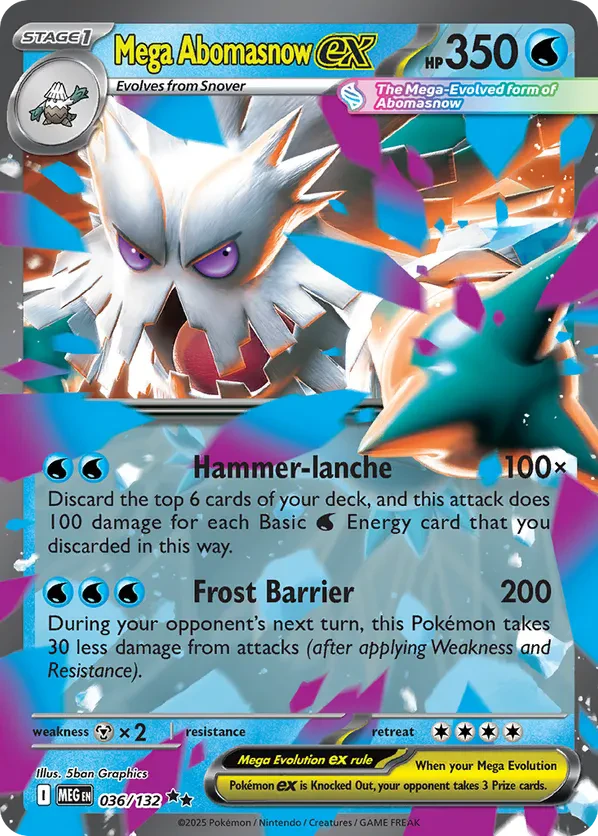 Mega Abomasnow ex - 036/132