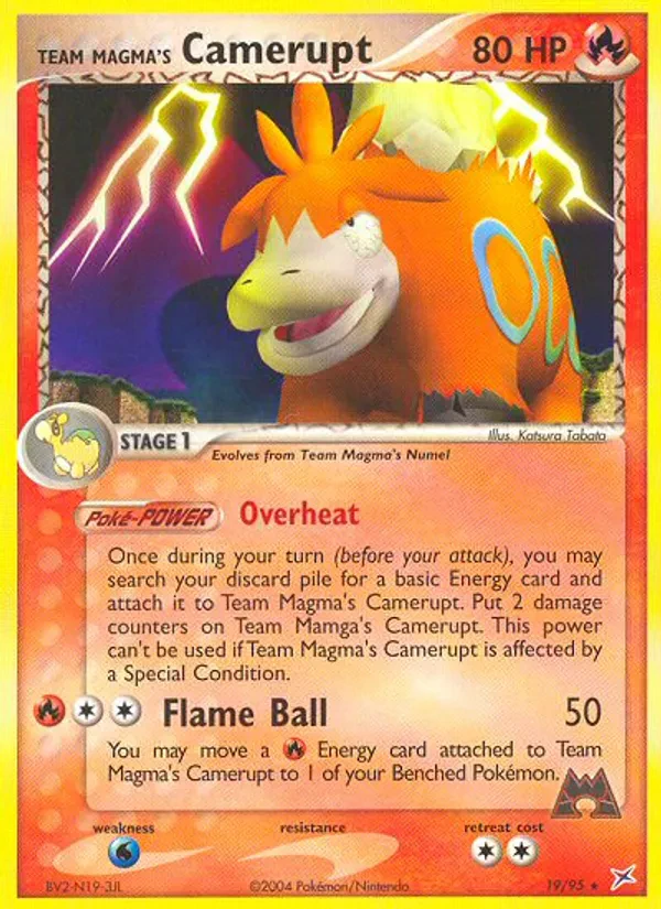 Team Magma's Camerupt - 2004 (Tsuguyoshi Yamato)