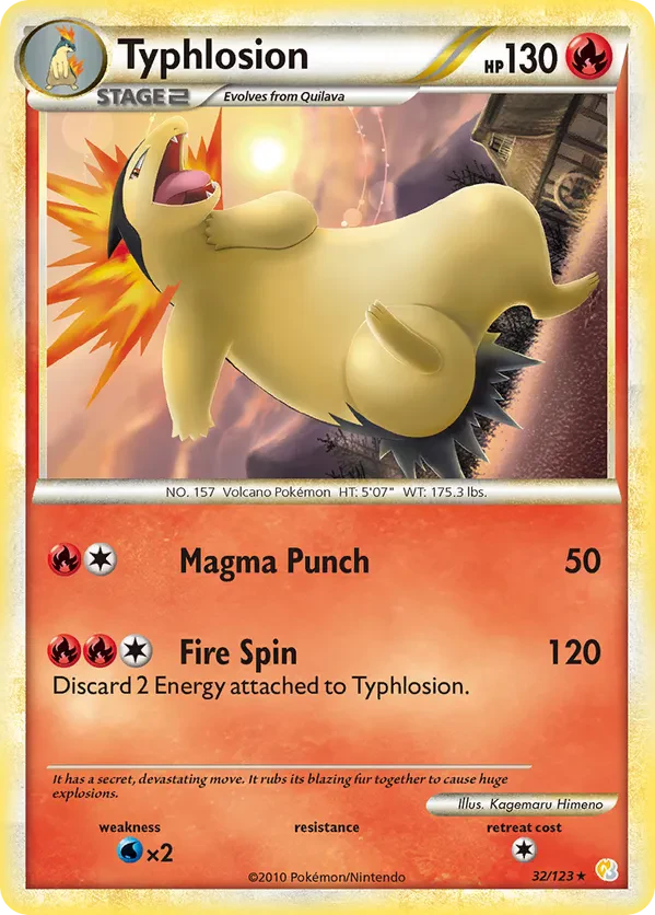Typhlosion (Cracked Ice Holo)