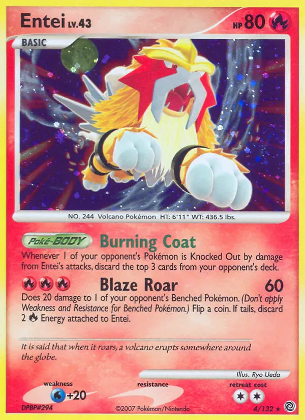 Entei (Cracked Ice Holo)