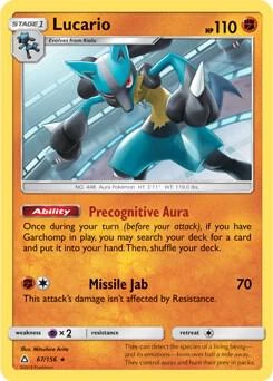 Lucario - 67/156 (SM Ultra Prism)