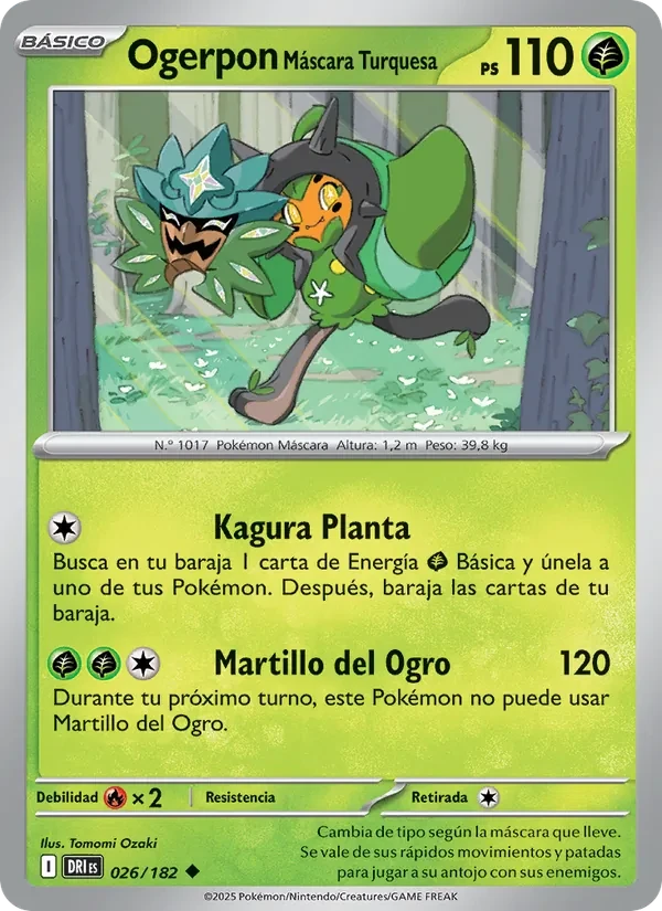Ogerpon Máscara Turquesa