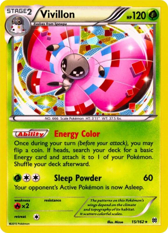 Vivillon - 15/162 (Cosmos Holo)