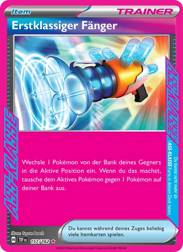 Erstklassiger Fänger