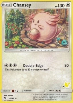 Chansey (#47 Pikachu Stamped)