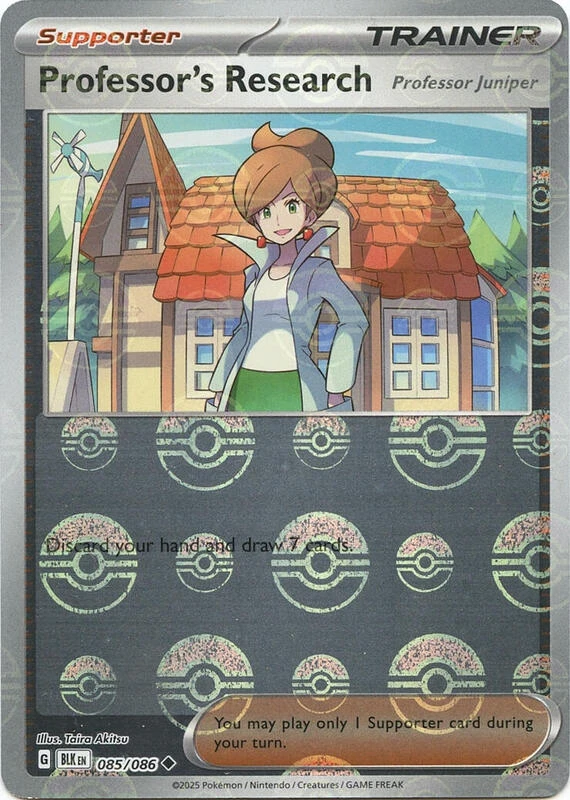 Professor's Research (Poke Ball Pattern)