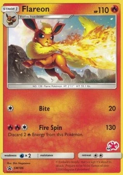 Flareon (#44 Charizard Stamped)