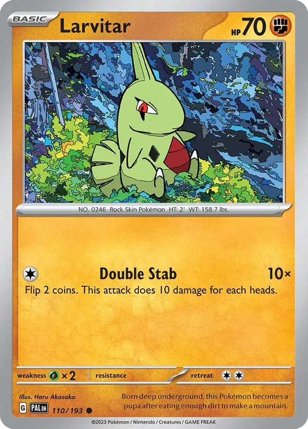 Larvitar - 110/193 (Cosmo Foil)