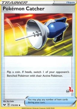 Pokemon Catcher (#54 Cinderace Stamped)