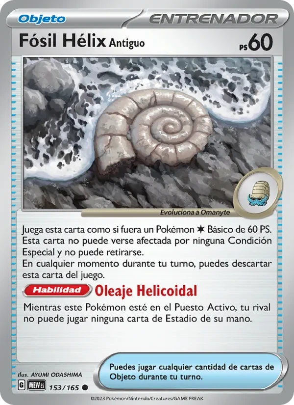 Fósil Hélix Antiguo