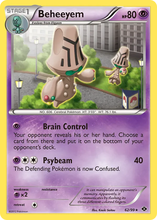 Beheeyem - 62/99 (Cosmos Holo)