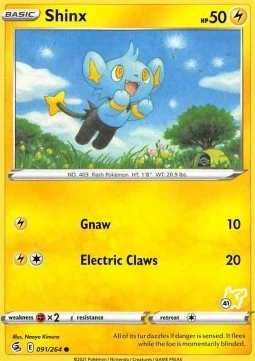 Shinx (#41 Pikachu Stamped)